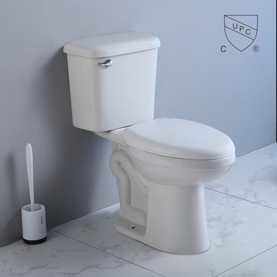 Αμερικανική τυποποιημένη τουαλέτα δύο κομματιού με την 10-ίντσα τραχύς-στο ξέπλυμα σιφωνίων