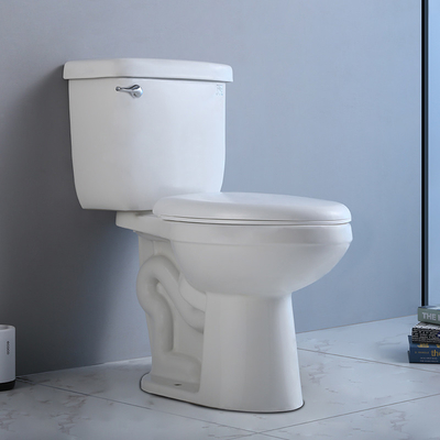10 ίντσα τραχύς στην ξεπλένοντας τουαλέτα σιφωνίων τουαλετών ύψους άνεσης της Ada γύρω από το μέτωπο