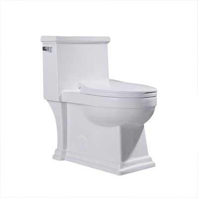 Επιμηκυμένη ένα κομμάτι περιζωμένη τουαλέτα 1,6 λευκό τουαλετών ξεπλύματος Gpf Siphonic
