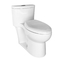 Άσπρο WC 1.28GPF κύπελλων τουαλετών μονών κομματιών πορσελάνης αμερικανικό τυποποιημένο