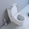 το 1-κομμάτι 1,1 διπλή εκροή υψηλής αποδοτικότητας Gpf/1.6 Gpf επιμήκυνε όλος--μια τουαλέτα στο λευκό