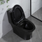 Ο Μαύρος 1 κομμάτι διπλό επίπεδο επιμηκυμένο τουαλέτα Siphonic μεταλλινών τουαλετών λουτρών Iapmo κεραμικό