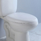 Επιμηκυμένο τουαλέτα κύπελλο δύο κομματιού Cupc το αμερικανικό τυποποιημένο WC 2 κομματιών ξεπλένει τη βαλβίδα