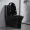 περιζωμένα τα μπιντές αμερικανικά πρότυπα τουαλετών επιμήκυναν το μαύρο ύψος άνεσης
