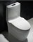 Τοπ επίπεδη επιμηκυμένη ένα κομμάτι τουαλέτα με 11 ίντσα τραχύ στην κάλυψη καθισμάτων επιβράδυνσης