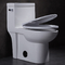 1.28GPF/4.8LPF το ένα κομμάτι επιμήκυνε το διπλό επίπεδο ύψος άνεσης τουαλετών WC 1 κομματιού